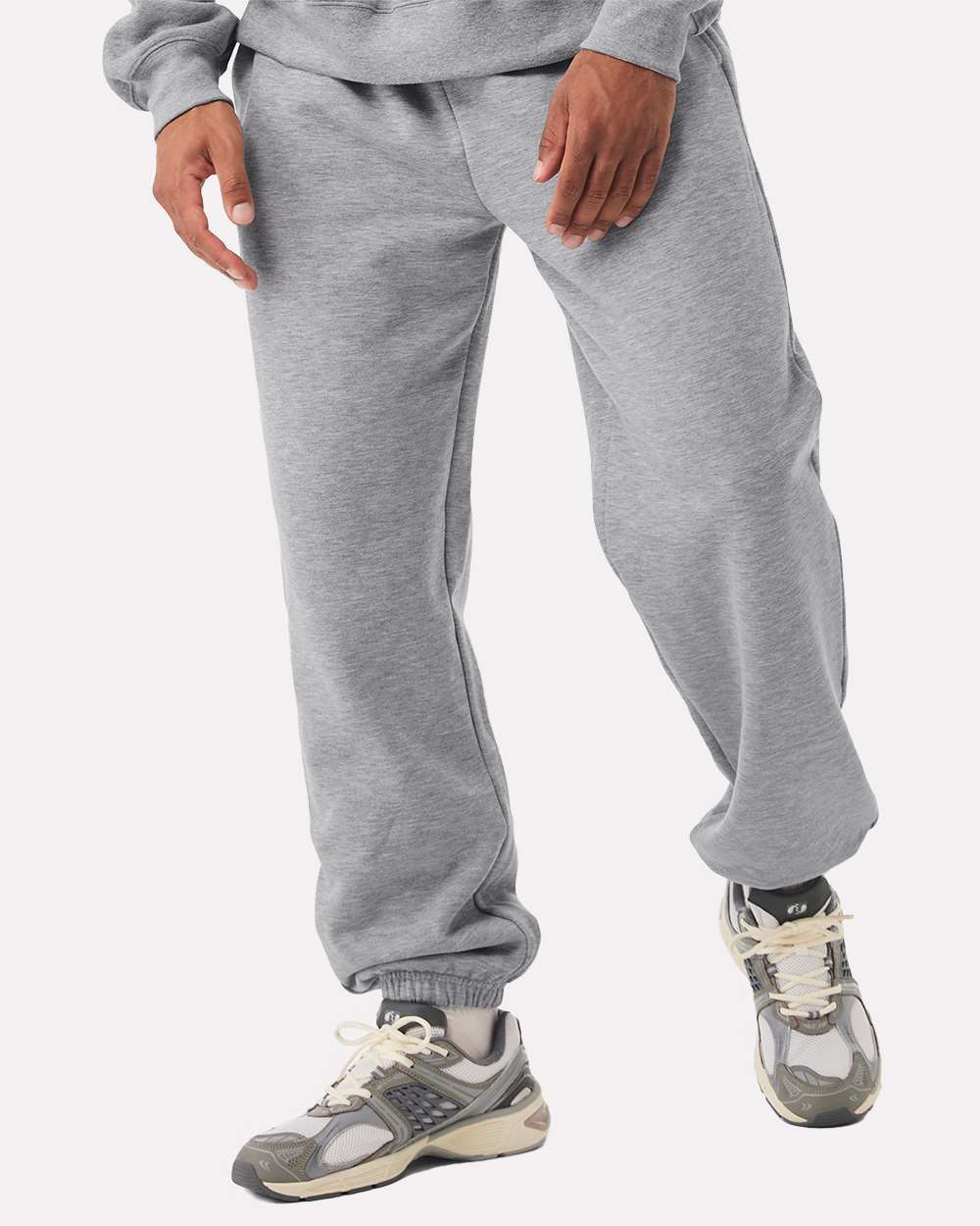 Unisex 10 oz. Heavyweight Sweatpants - OnModelFront - B07106022 - Athletic Heather