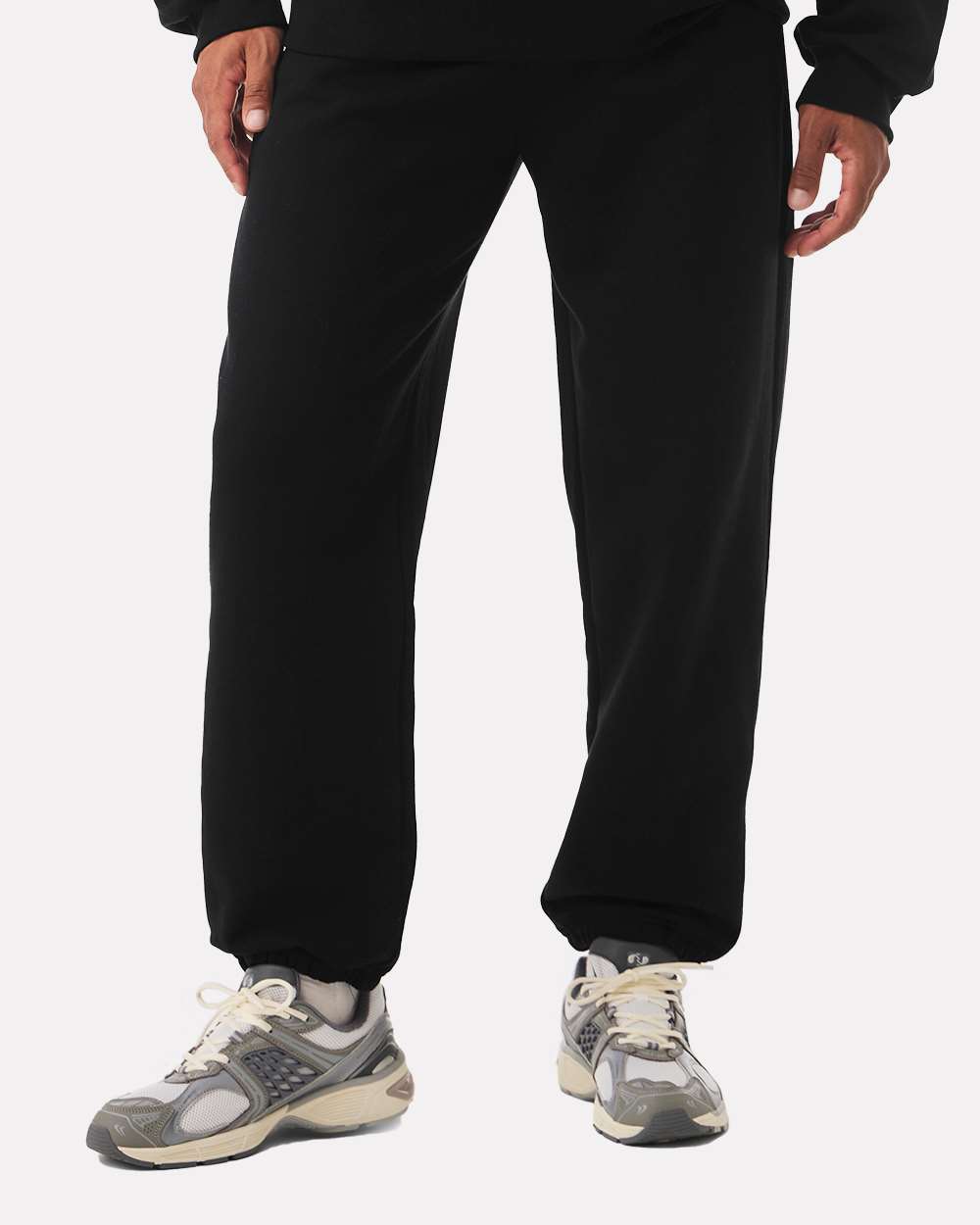Unisex 10 oz. Heavyweight Sweatpants - OnModelFront - B07106502 - Black