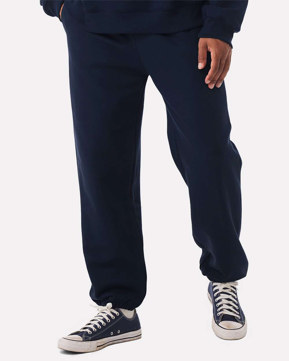 Unisex 10 oz. Heavyweight Sweatpants - OnModelFront - B07106652 - Navy