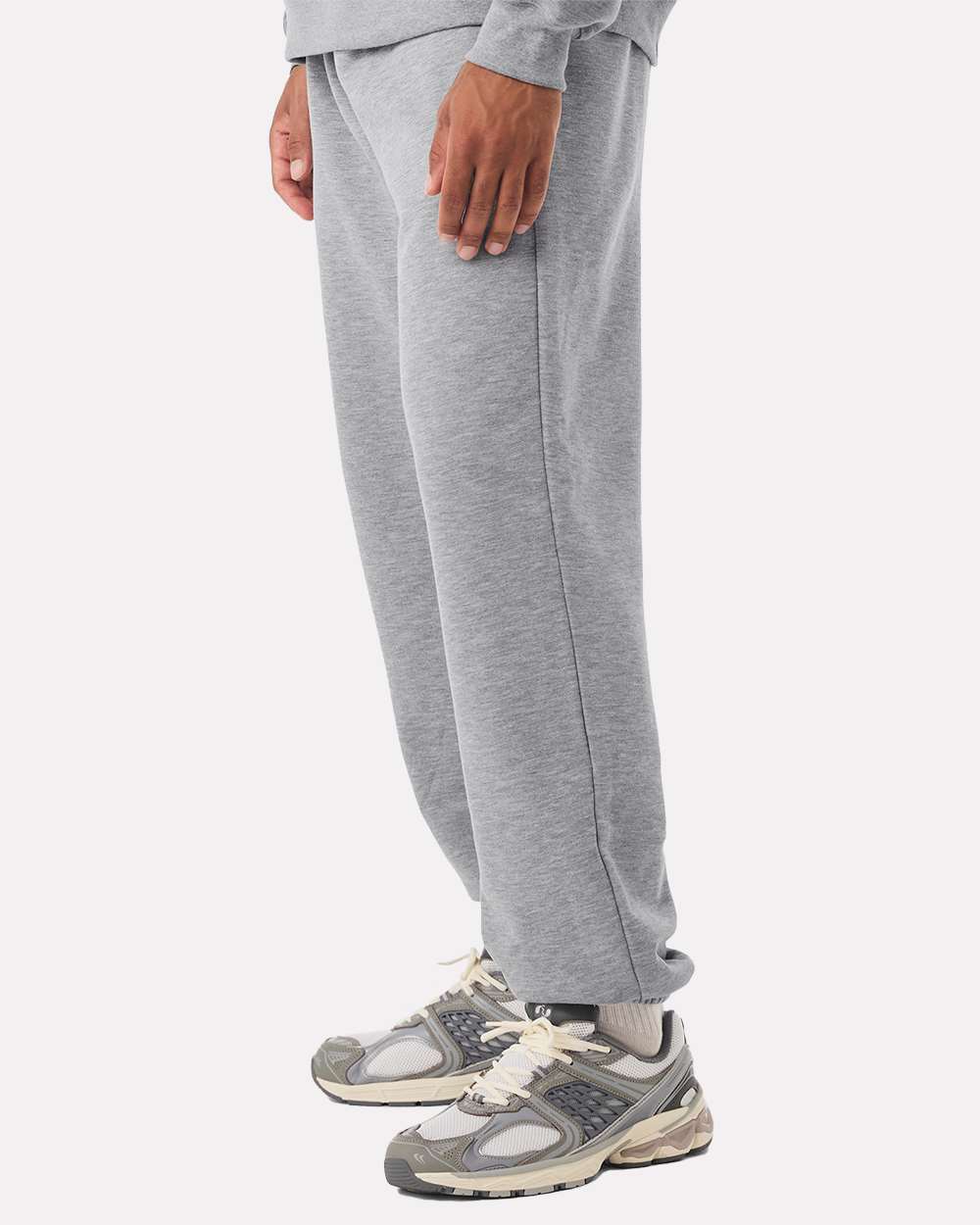 Unisex 10 oz. Heavyweight Sweatpants - OnModelSide - B07106022 - Athletic Heather