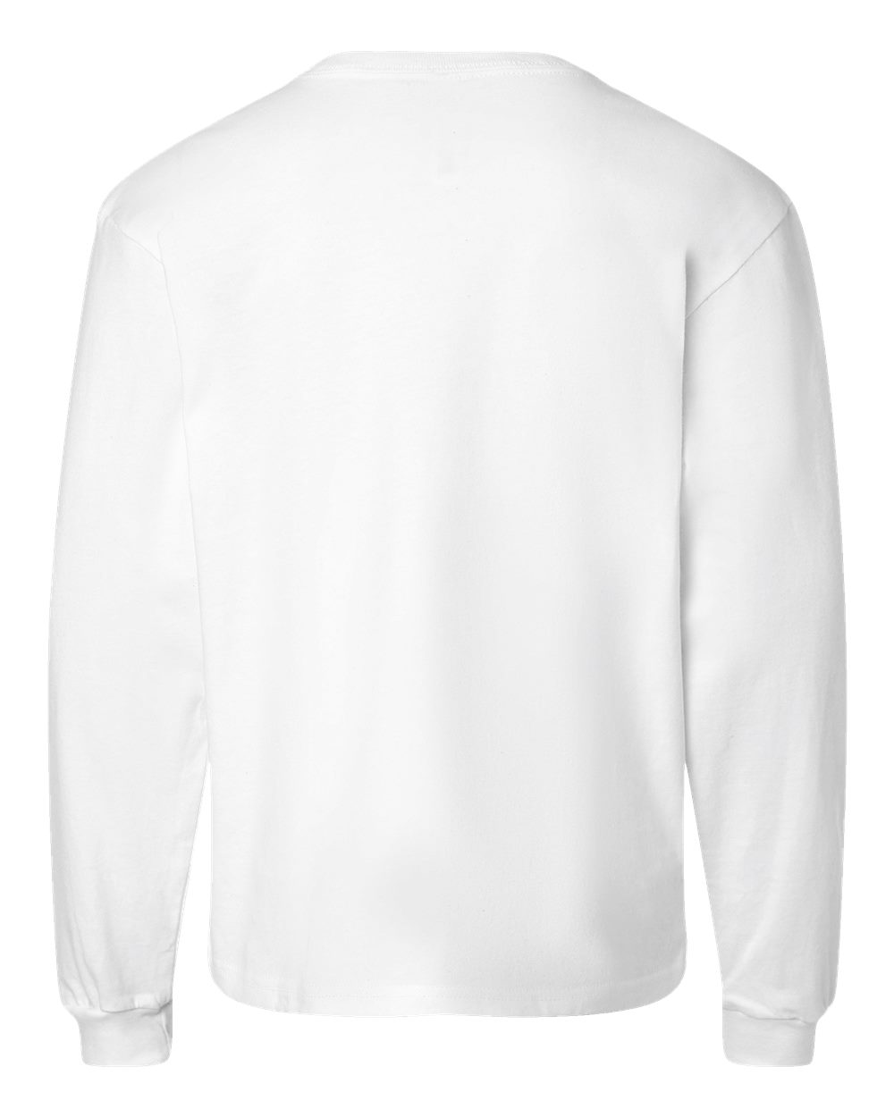 Youth 6oz. Heavyweight Long Sleeve Tee - Back - B08106003 - White