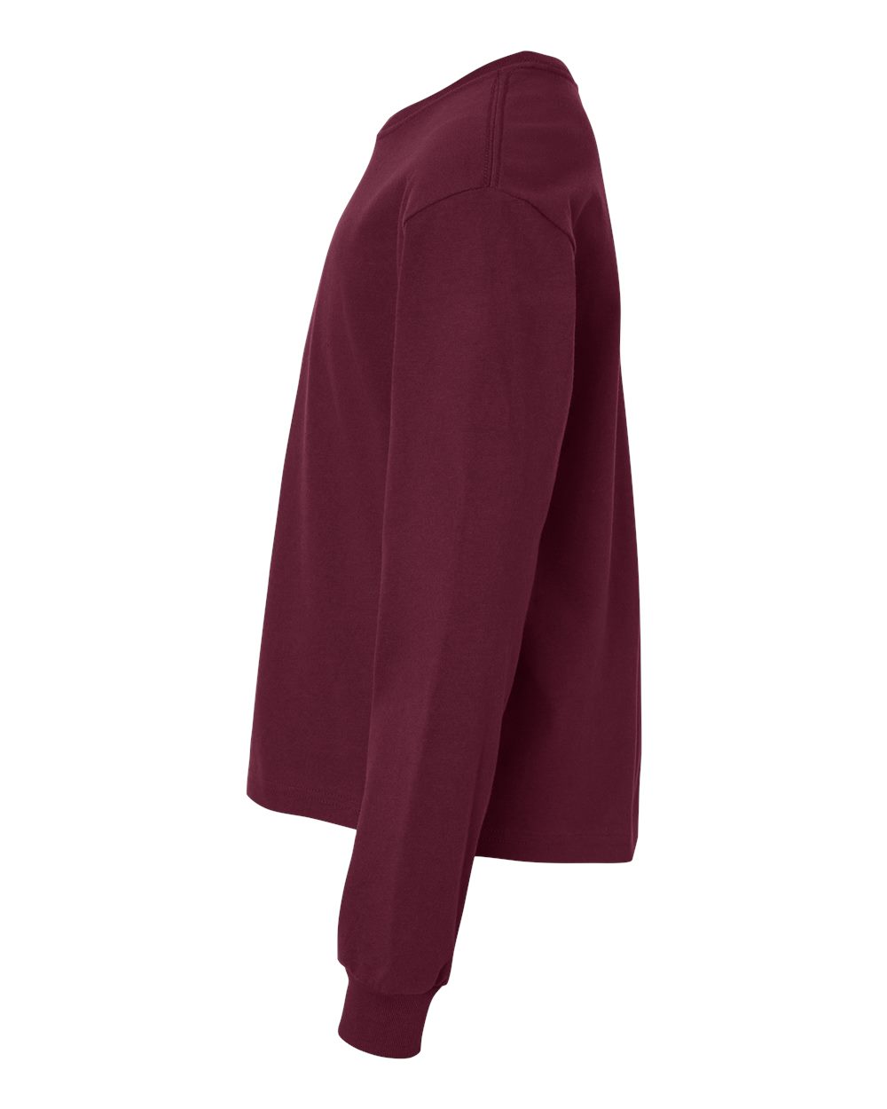 Youth 6oz. Heavyweight Long Sleeve Tee - DirectSide - B08106293 - Maroon