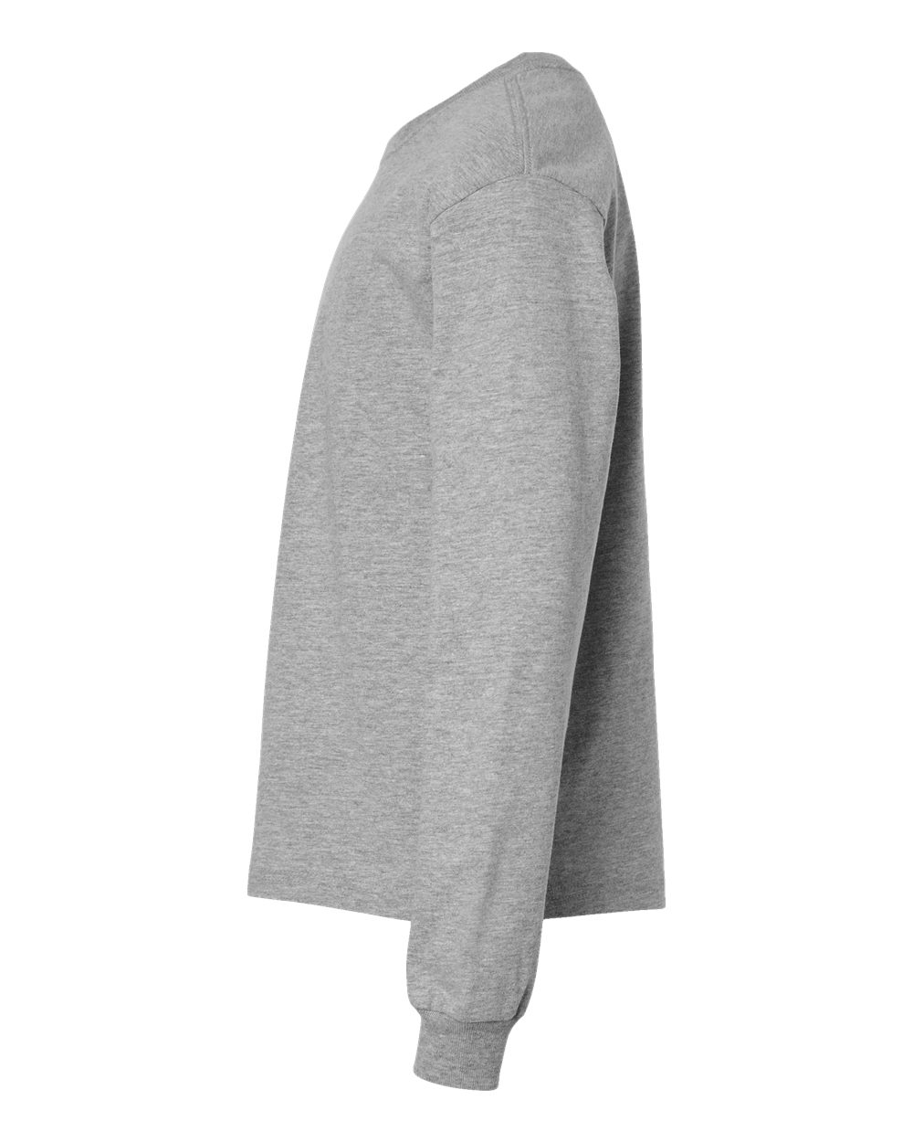 Youth 6oz. Heavyweight Long Sleeve Tee - DirectSide - B08106583 - Athletic Heather