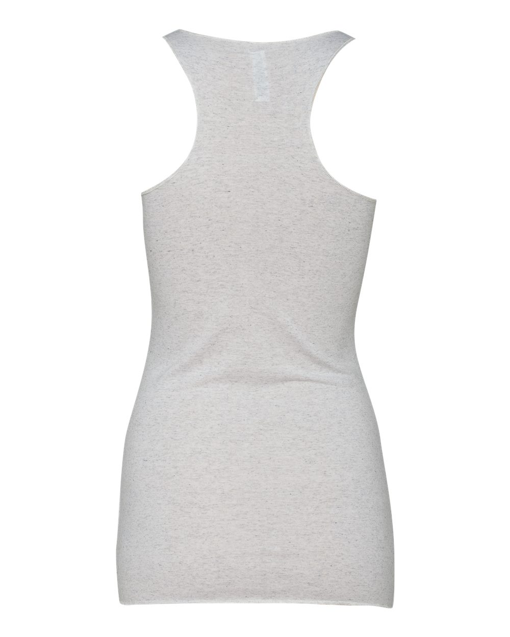 Women's Triblend Racerback Tank - Back - B13106002 - White Fleck Triblend