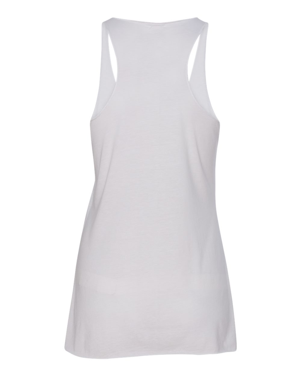 Women's Triblend Racerback Tank - Back - B13106012 - Solid White Triblend