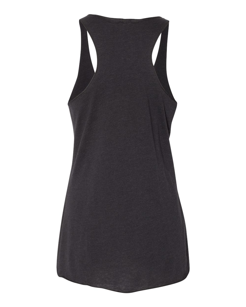 Women's Triblend Racerback Tank - Back - B13106102 - Black Heather Triblend