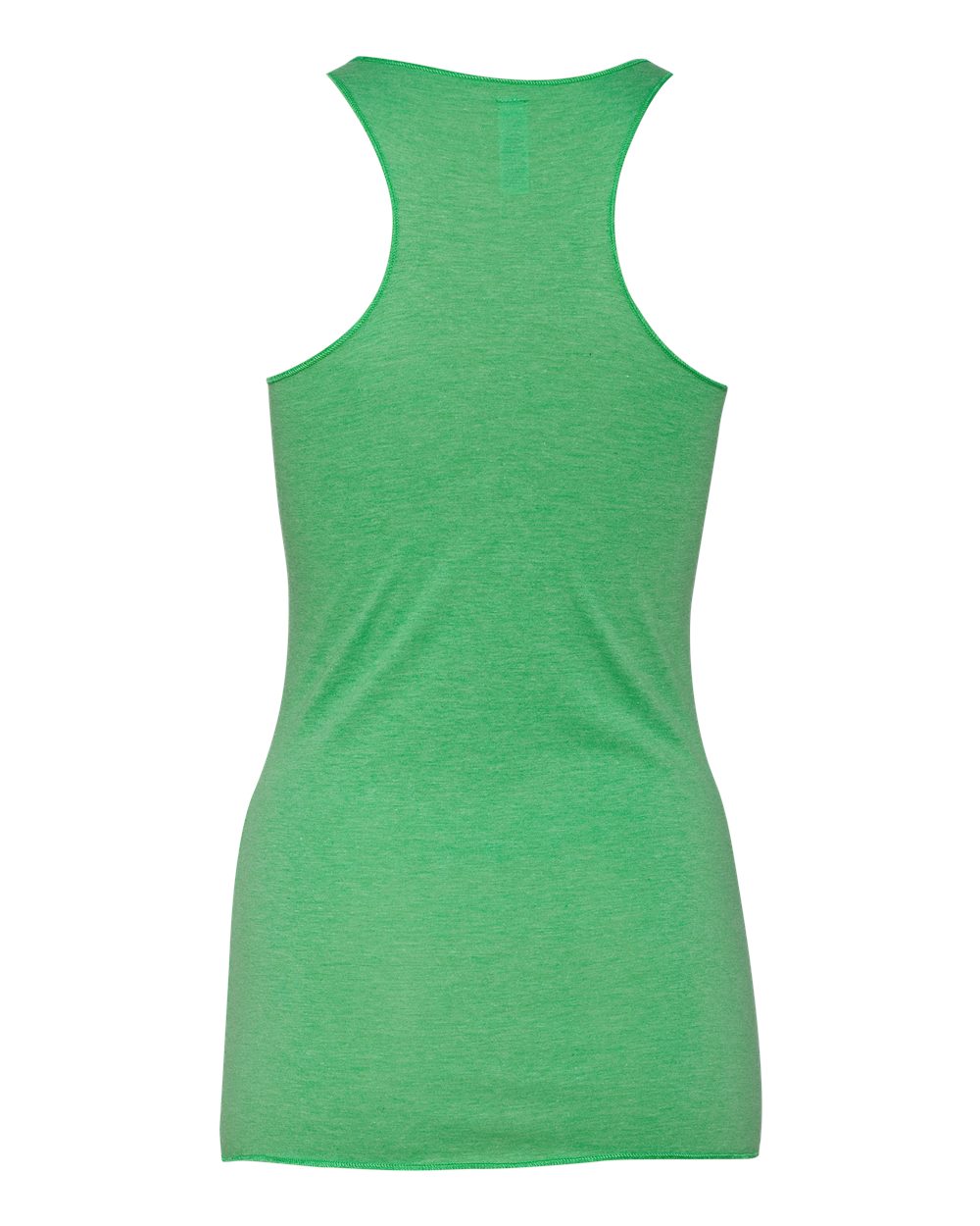 Women's Triblend Racerback Tank - Back - B13106192 - Green Triblend