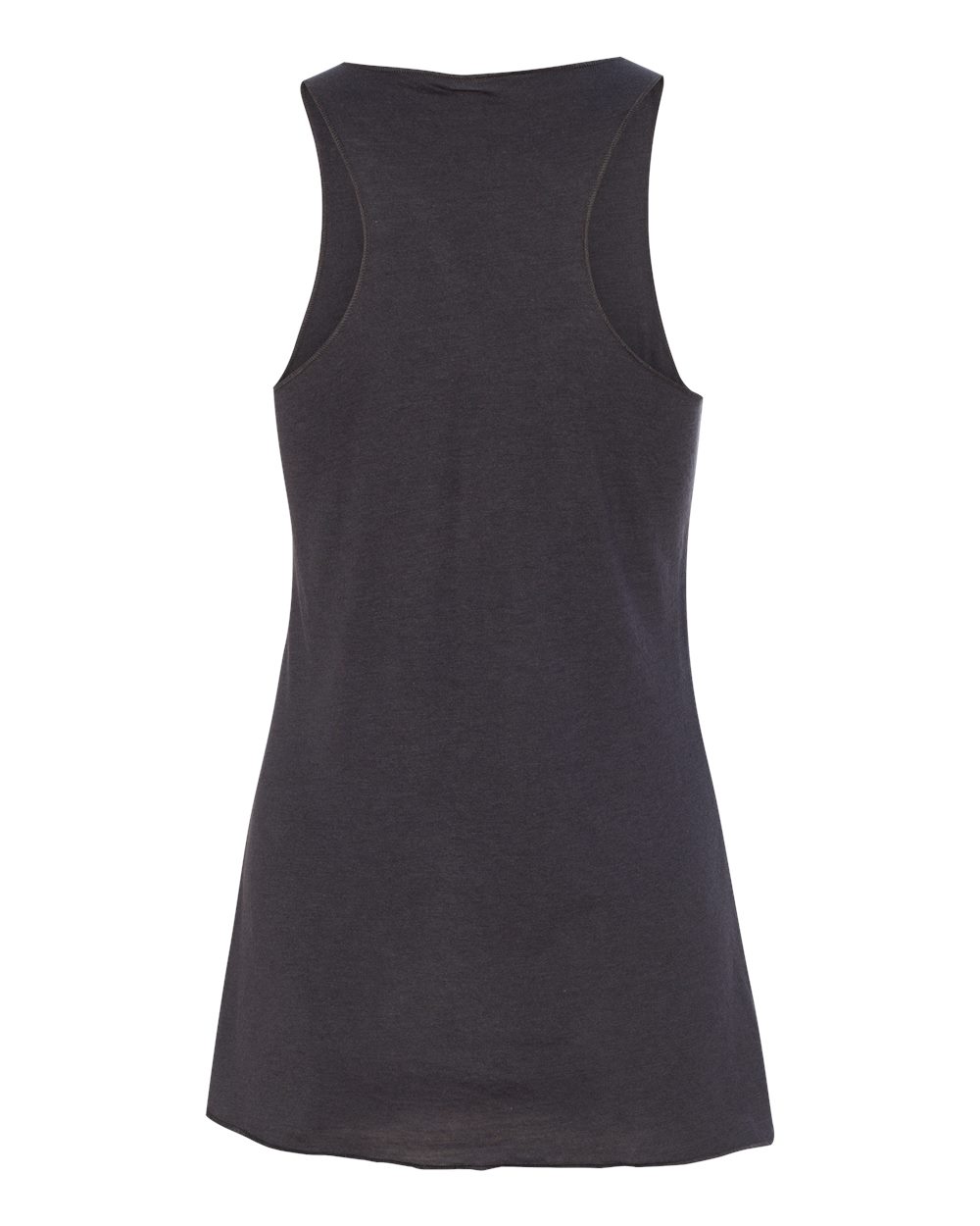 Women's Triblend Racerback Tank - Back - B13106202 - Solid Dark Grey Triblend