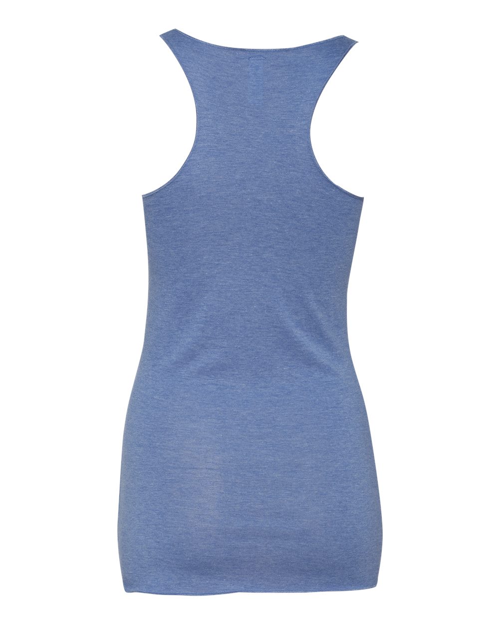 Women's Triblend Racerback Tank - Back - B13106252 - Blue Triblend