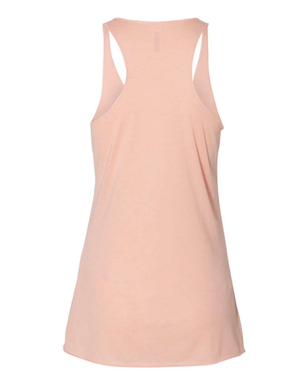 Women's Triblend Racerback Tank - Back - B13106333 - Peach Triblend