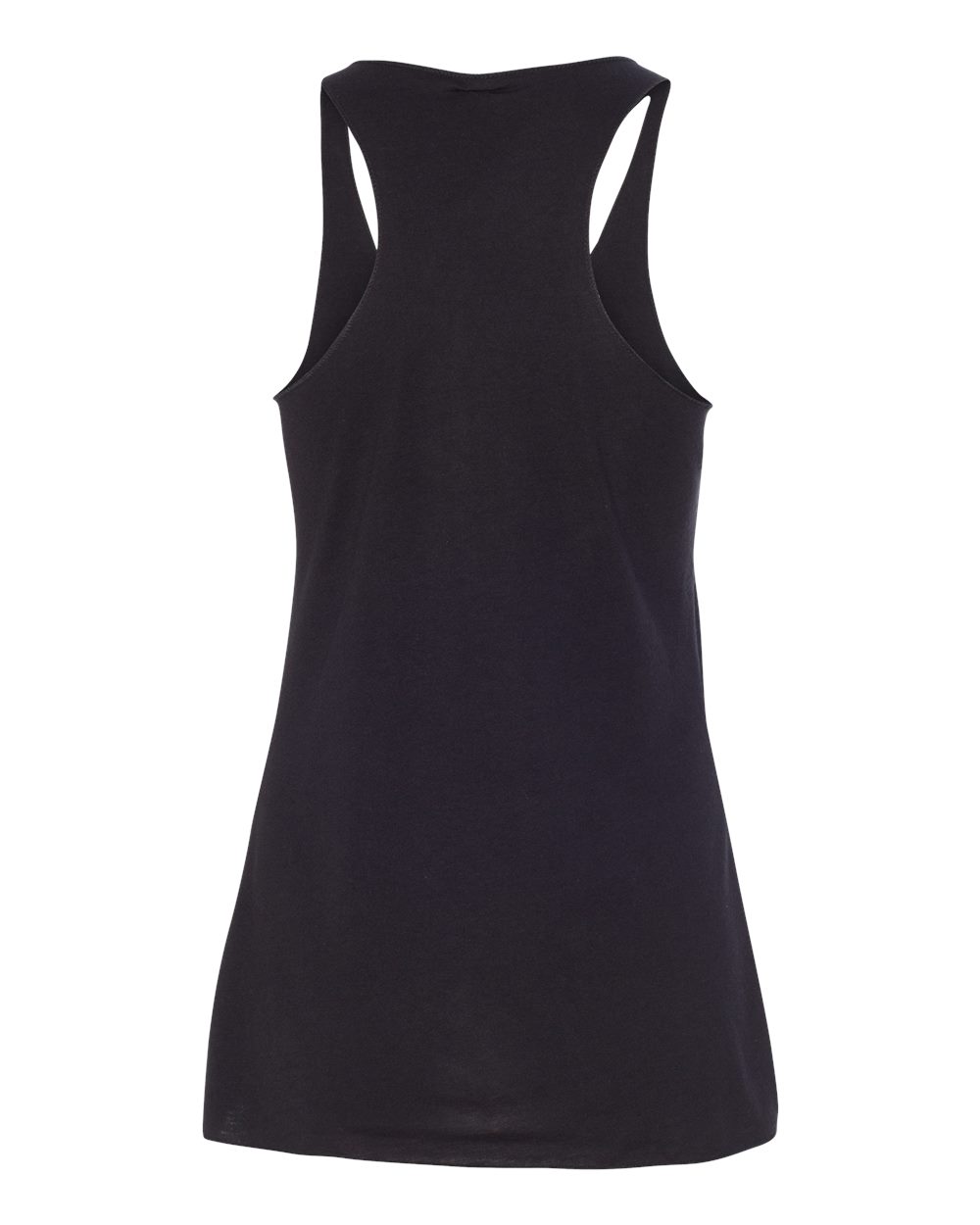Women's Triblend Racerback Tank - Back - B13106492 - Solid Black Triblend