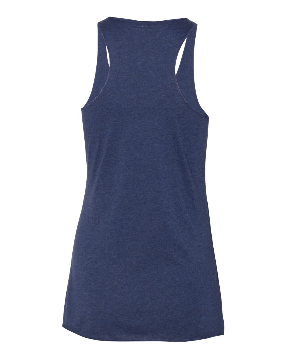 Women's Triblend Racerback Tank - Back - B13106652 - Navy Triblend