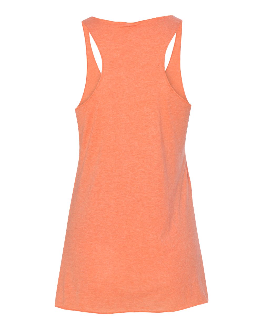 Women's Triblend Racerback Tank - Back - B13106662 - Orange Triblend