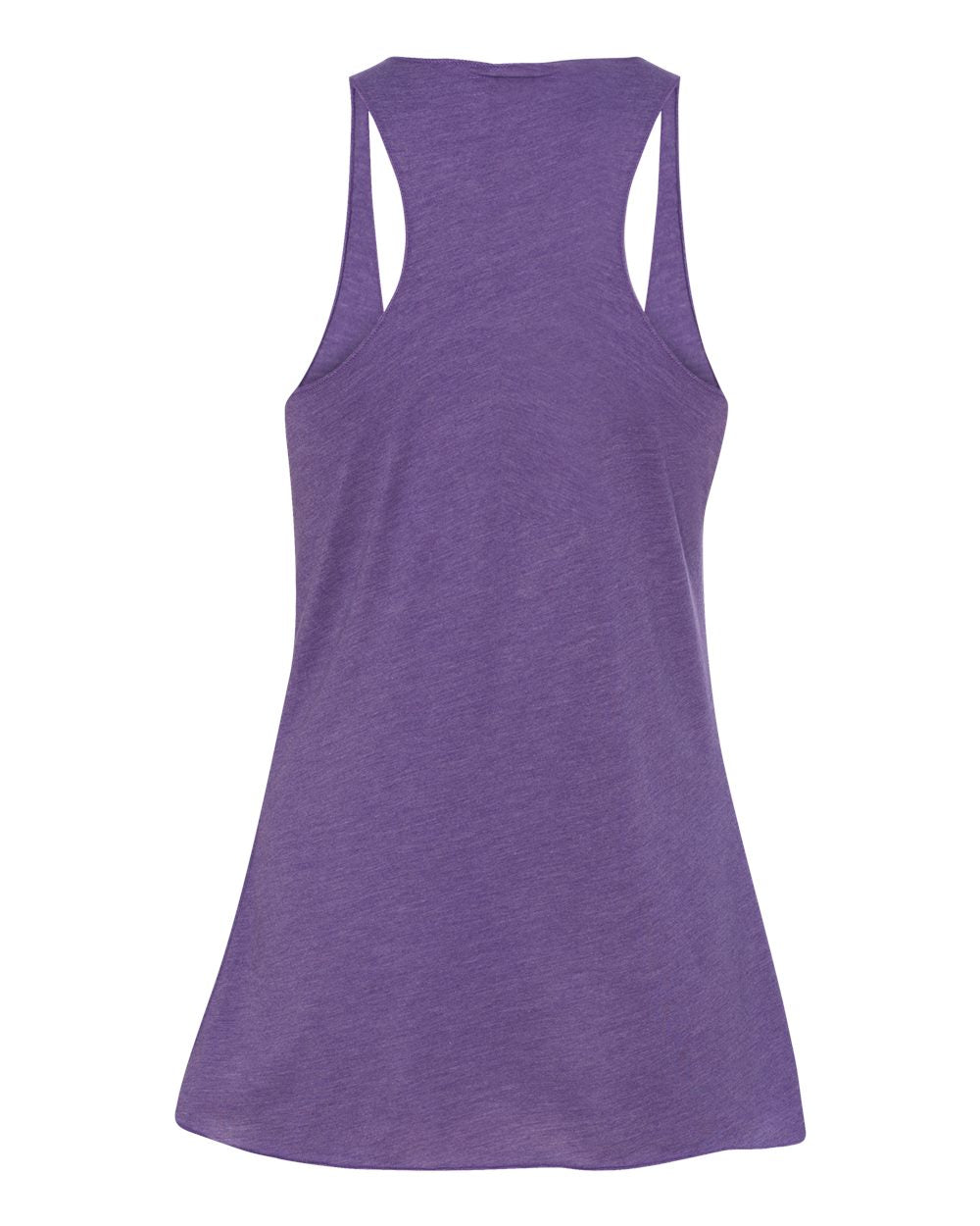 Women's Triblend Racerback Tank - Back - B13106677 - Purple Triblend