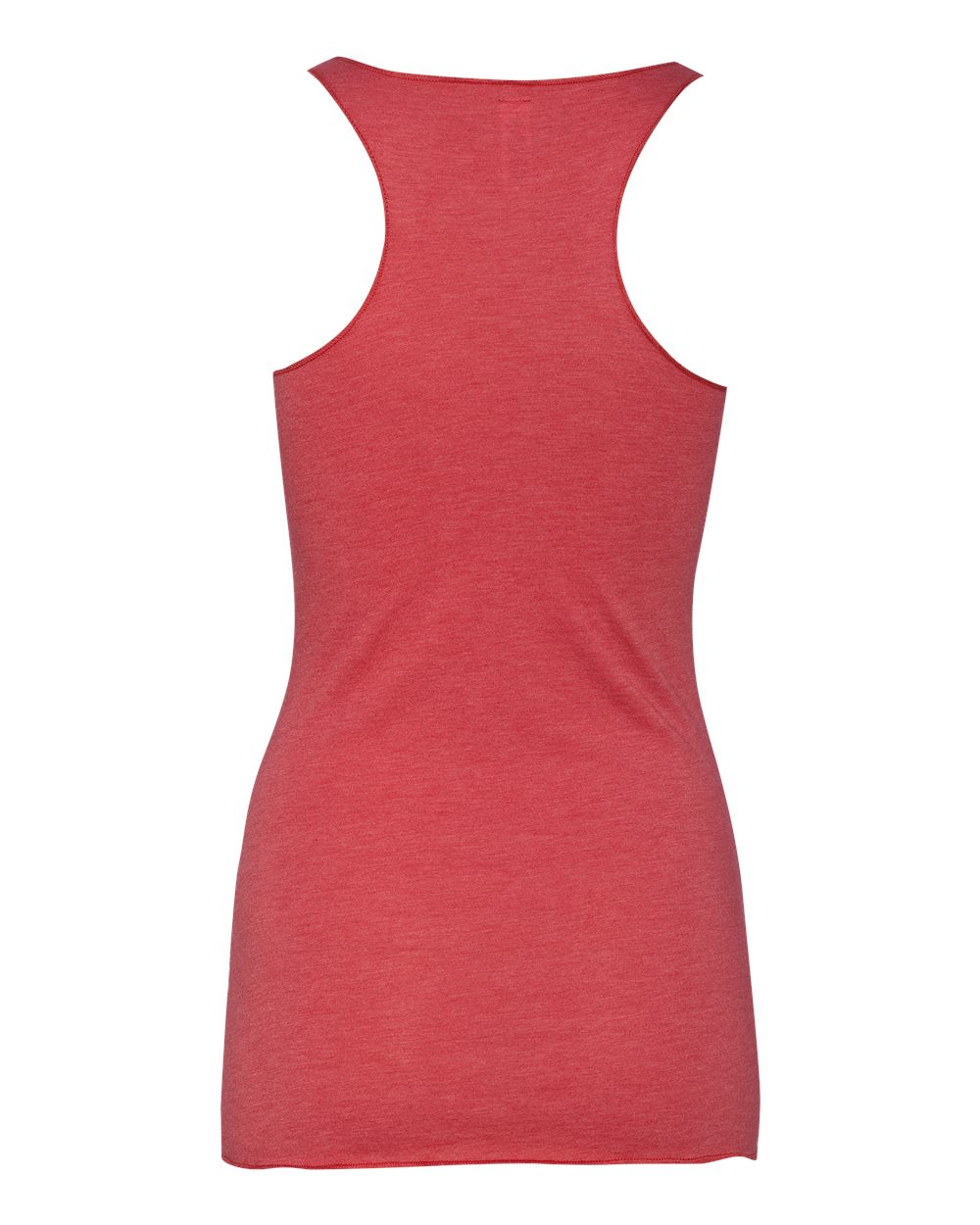 Women's Triblend Racerback Tank - Back - B13106702 - Red Triblend