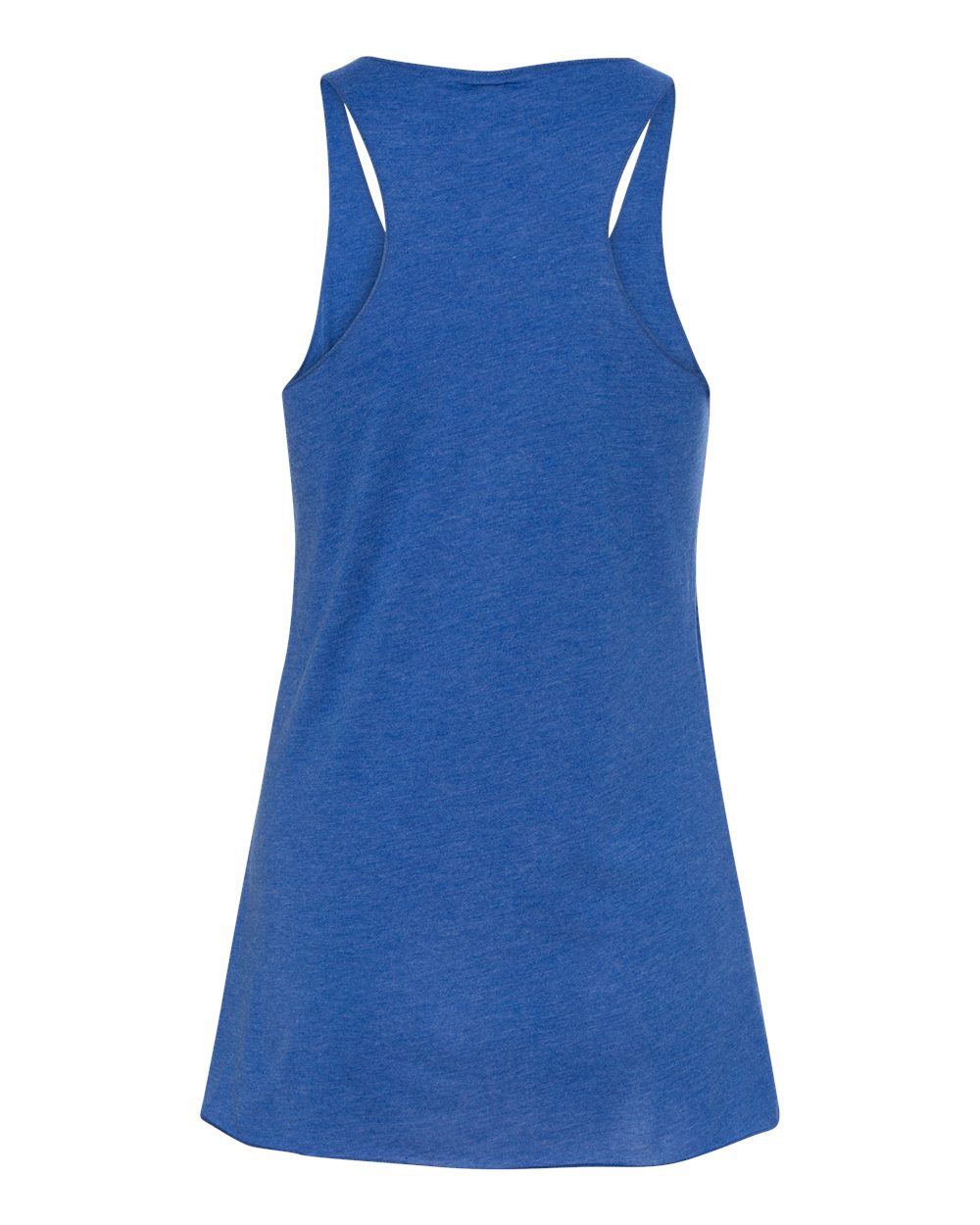 Women's Triblend Racerback Tank - Back - B13106752 - True Royal Triblend