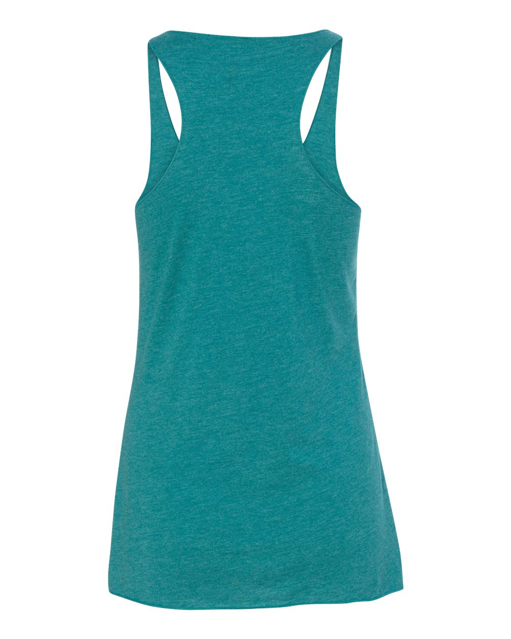 Women's Triblend Racerback Tank - Back - B13106762 - Teal Triblend