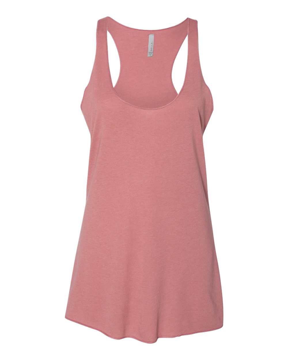 Women's Triblend Racerback Tank - Front - B13106272 - Mauve Triblend