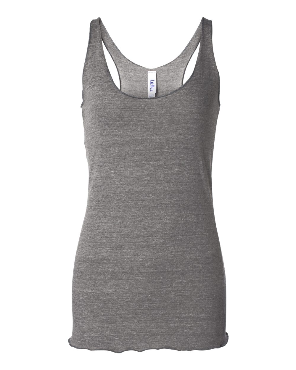 Women's Triblend Racerback Tank - Front - B13106582 - Grey Triblend
