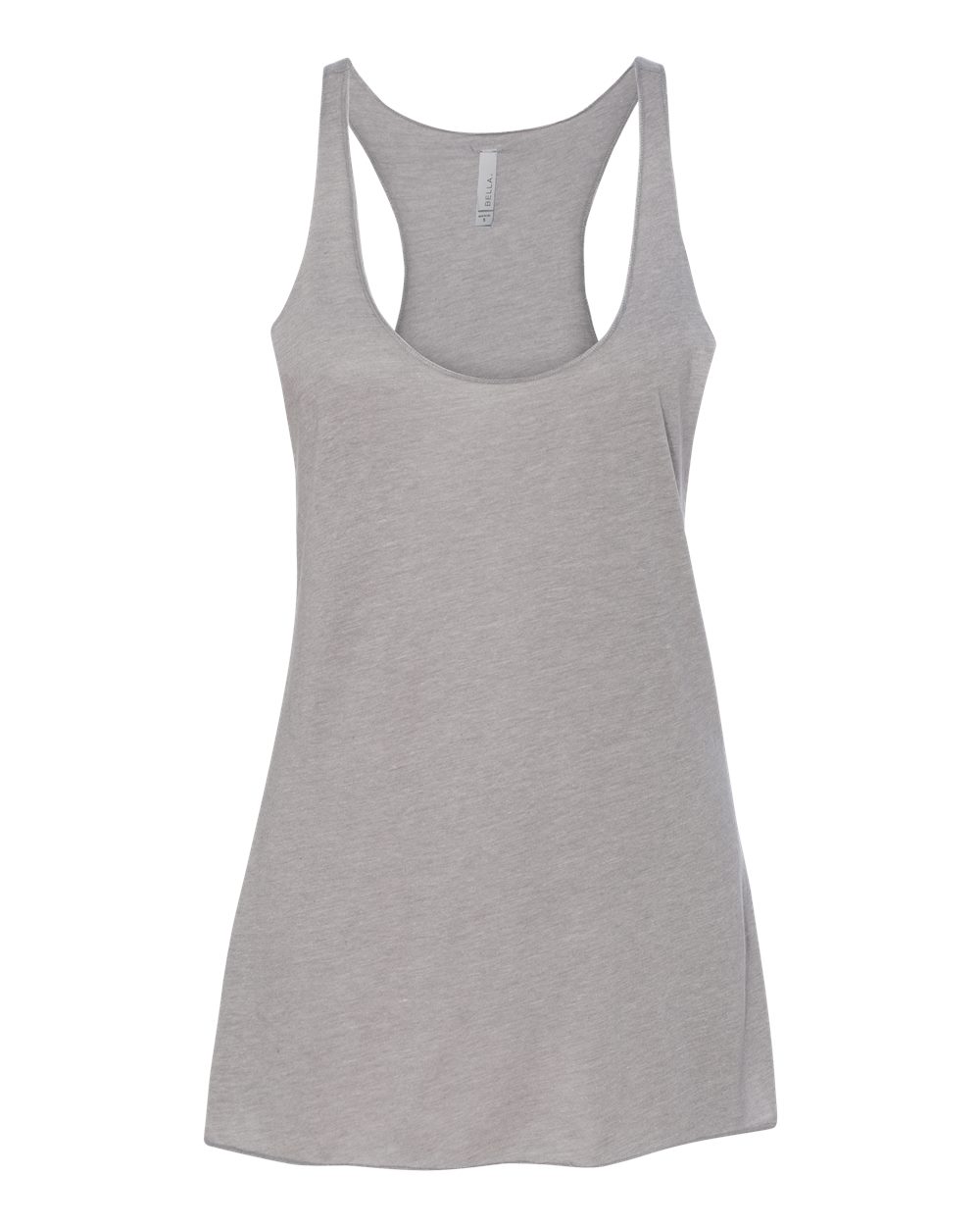 Women's Triblend Racerback Tank - Front - B13106592 - Athletic Grey Triblend