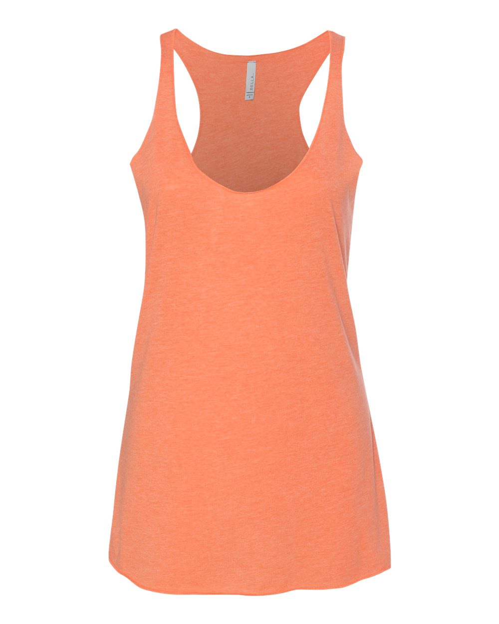 Women's Triblend Racerback Tank - Front - B13106662 - Orange Triblend