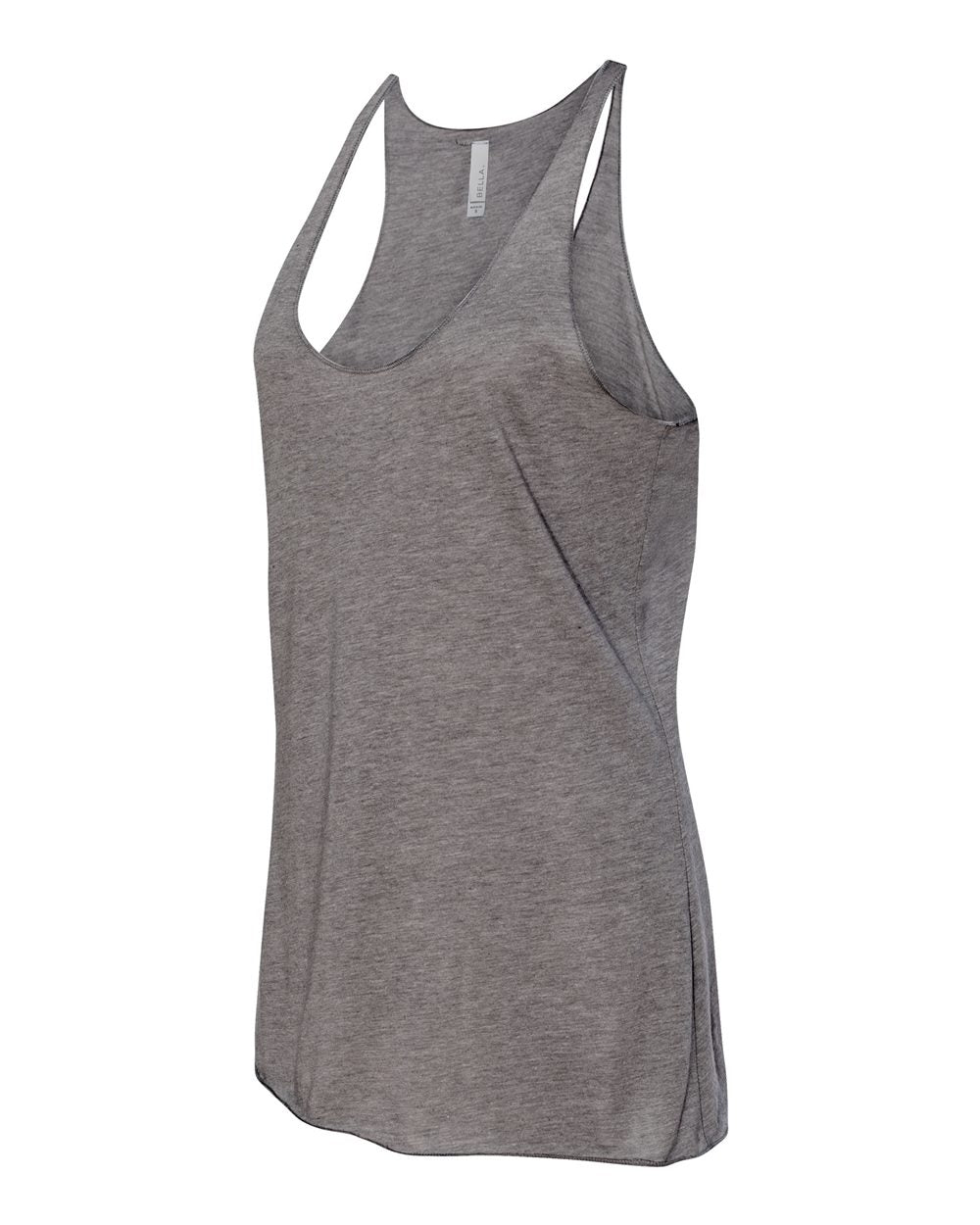 Women's Triblend Racerback Tank - Side - B13106582 - Grey Triblend