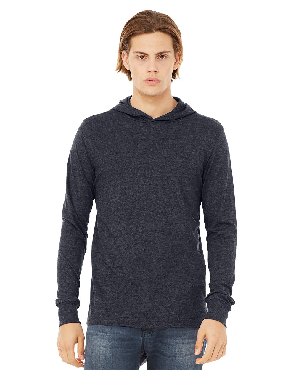 Unisex Jersey Hooded Long Sleeve Tee - styleImage