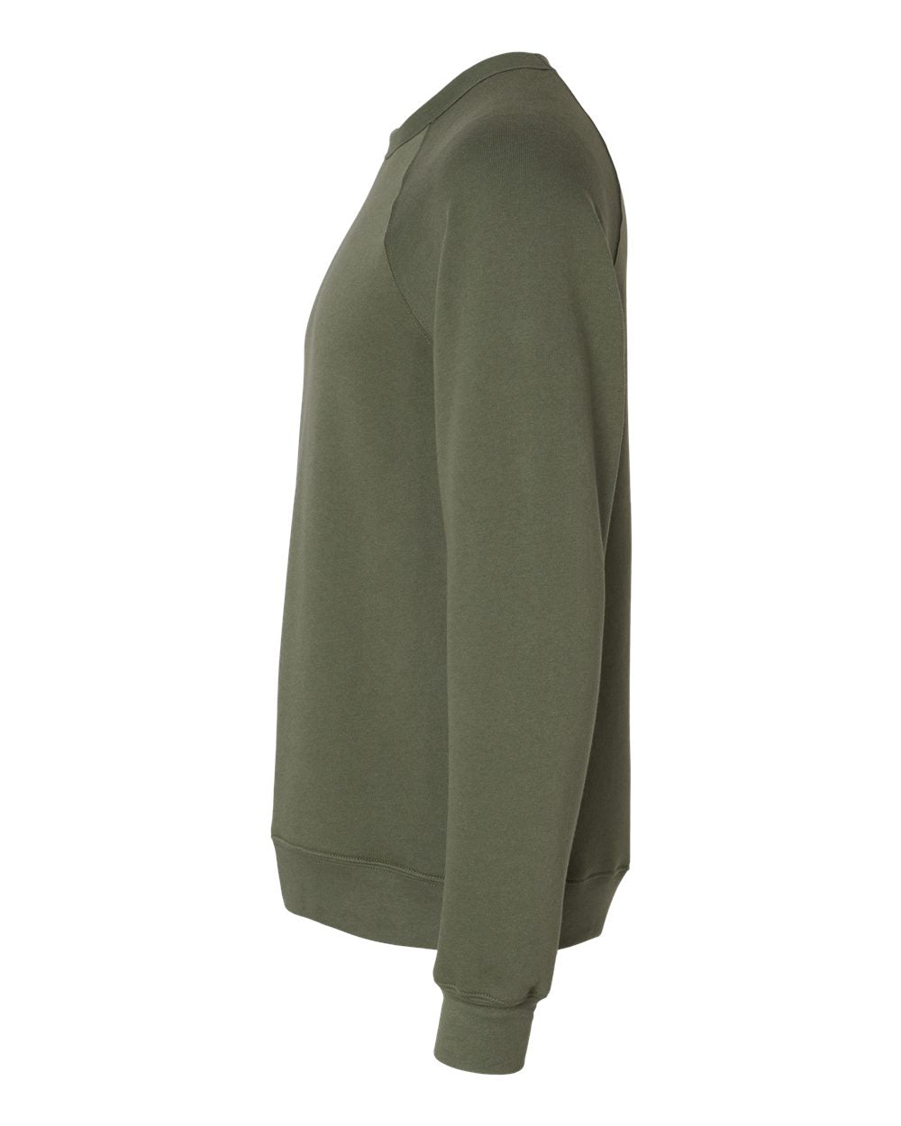 Unisex Sponge Fleece Raglan Crewneck Sweatshirt - DirectSide - B85106082 - Military Green