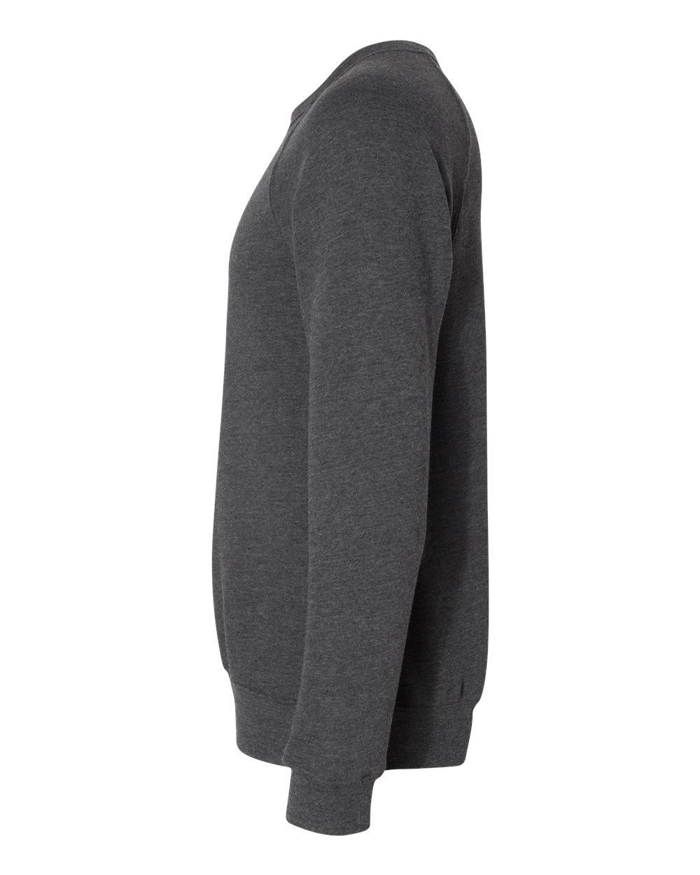 Unisex Sponge Fleece Raglan Crewneck Sweatshirt - DirectSide - B85106102 - Dark Grey Heather