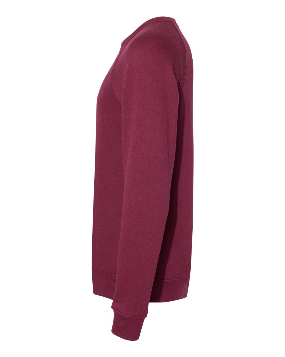 Unisex Sponge Fleece Raglan Crewneck Sweatshirt - DirectSide - B85106532 - Maroon