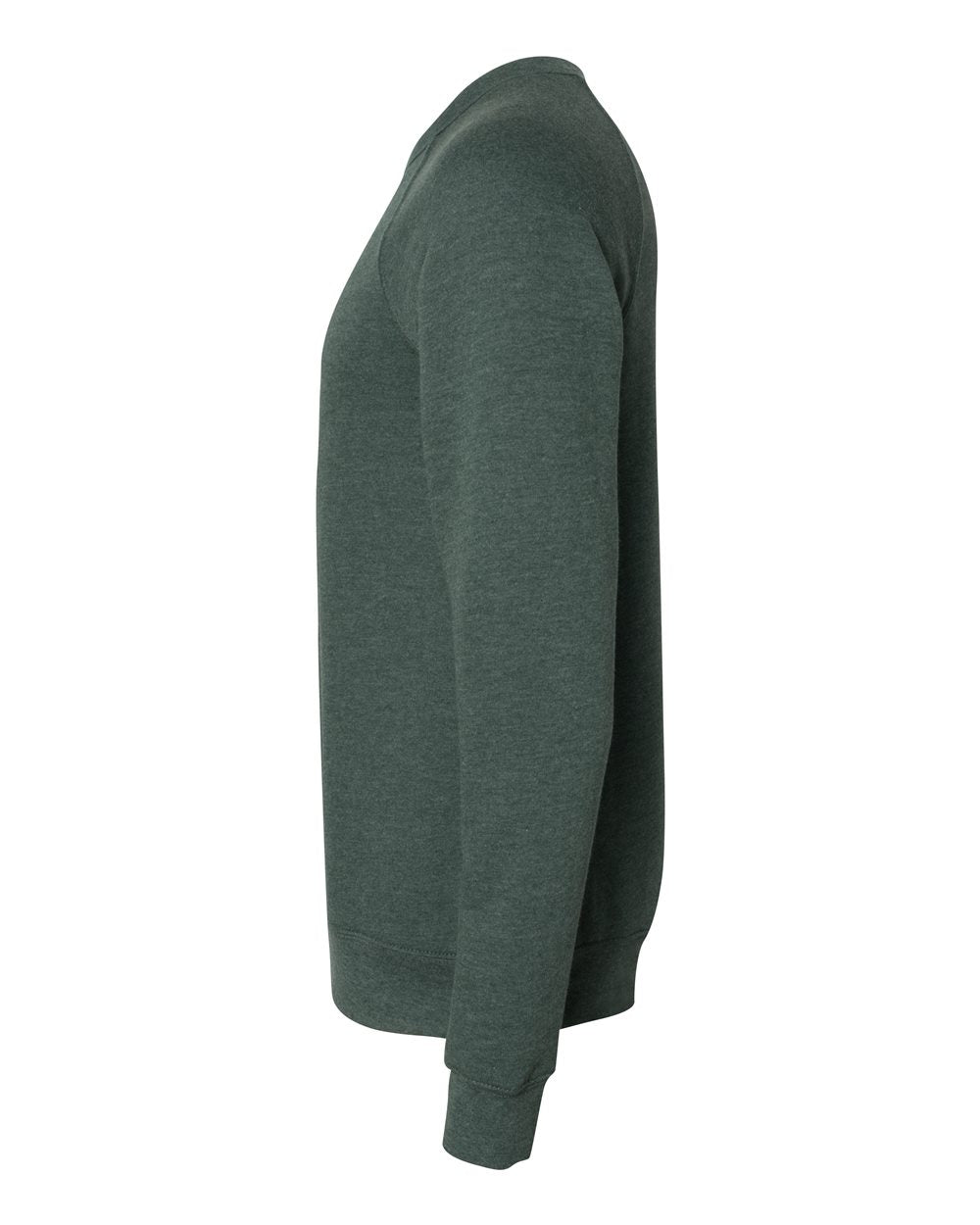Unisex Sponge Fleece Raglan Crewneck Sweatshirt - DirectSide - B85106542 - Heather Forest