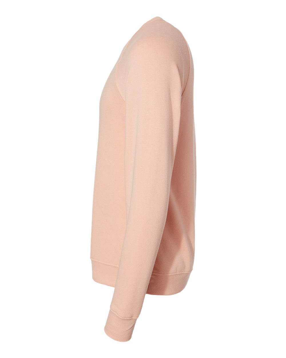 Unisex Sponge Fleece Raglan Crewneck Sweatshirt - DirectSide - B85106672 - Peach