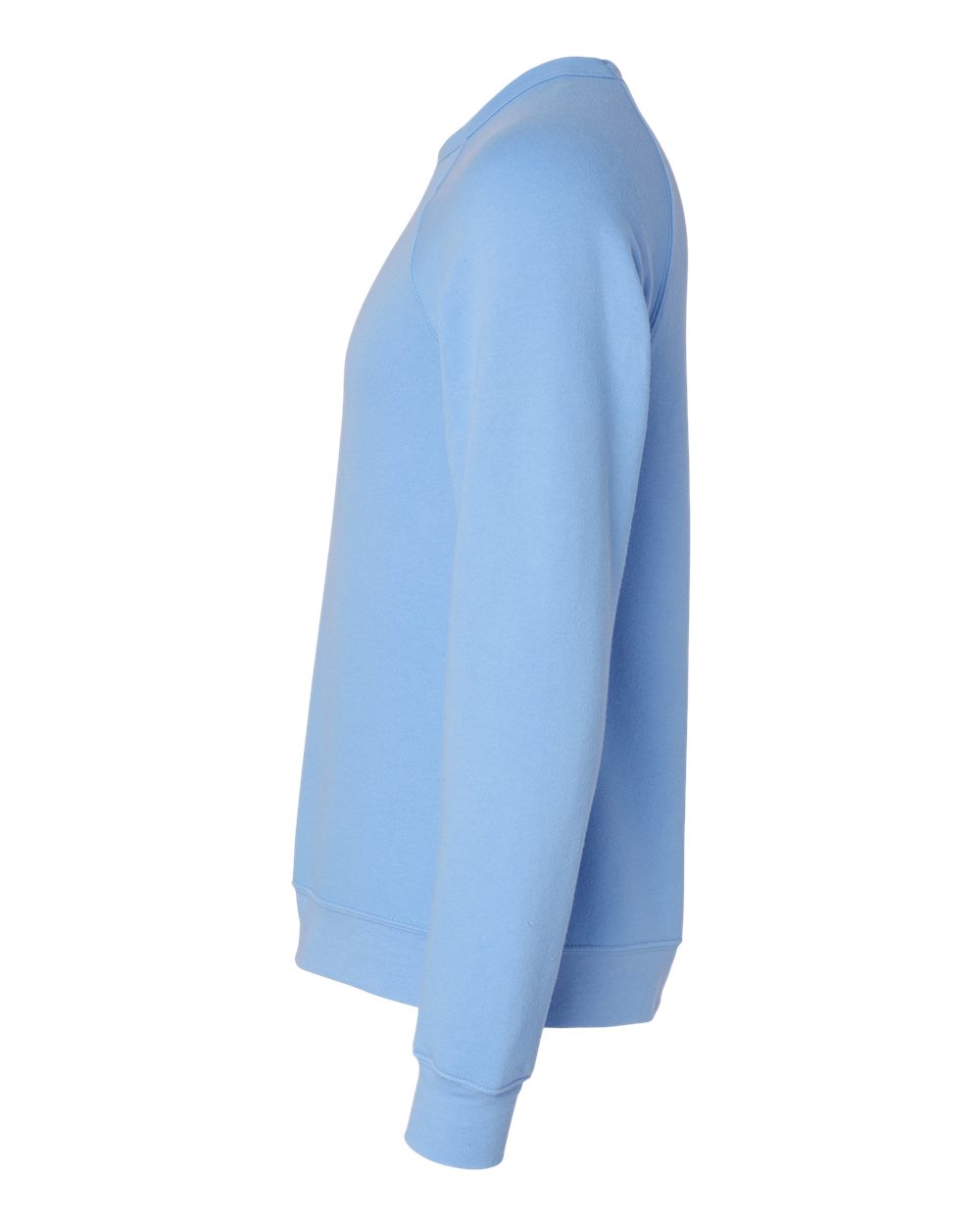 Unisex Sponge Fleece Raglan Crewneck Sweatshirt - DirectSide - B85106682 - Carolina Blue