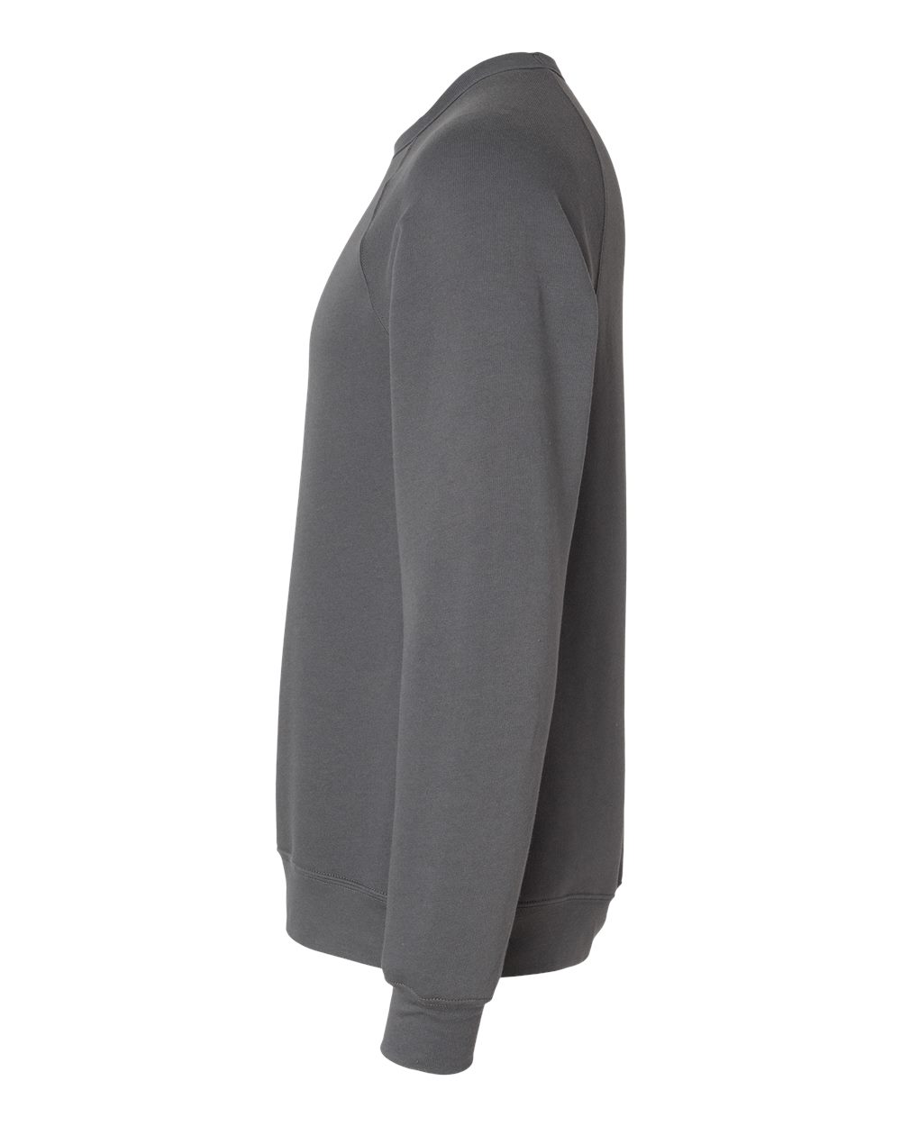 Unisex Sponge Fleece Raglan Crewneck Sweatshirt - DirectSide - B85106852 - Asphalt