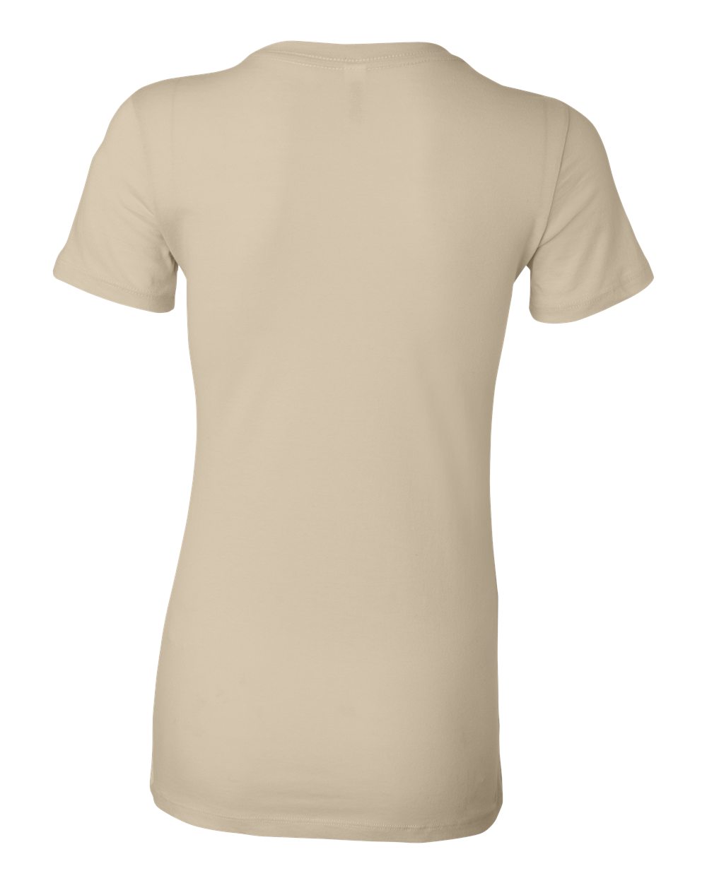 Women's Slim Fit Tee - Back - B50306243 - Soft Cream