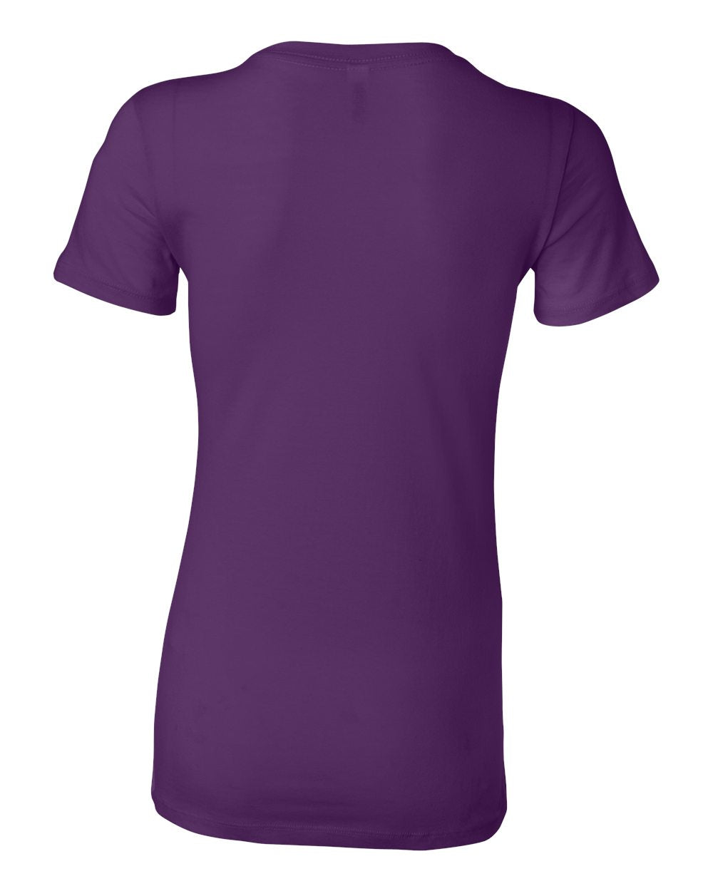 Women's Slim Fit Tee - Back - B50306343 - Team Purple