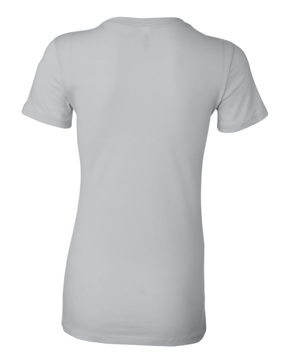 Women's Slim Fit Tee - Back - B50306353 - Silver