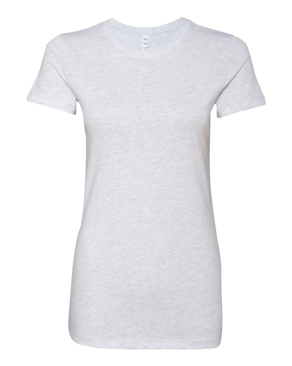 Women's Slim Fit Tee - Front - B50306013 - Solid White Blend