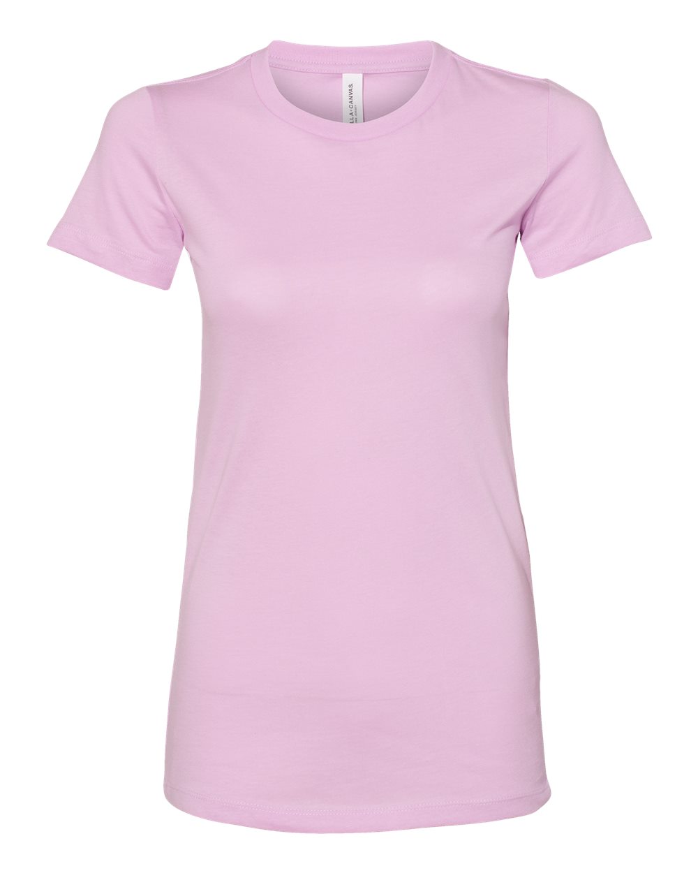 Women's Slim Fit Tee - Front - B50306216 - Lilac