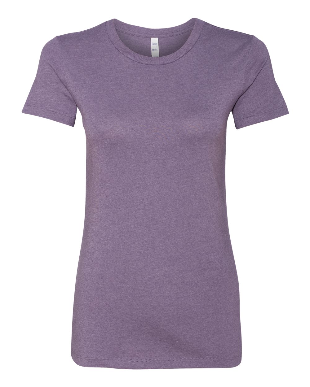 Women's Slim Fit Tee - Front - B50306673 - Heather Purple