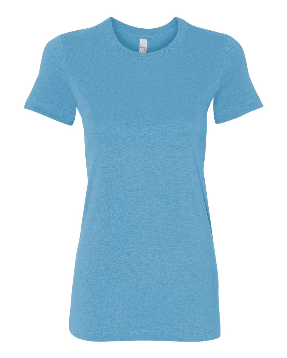 Women's Slim Fit Tee - Front - B50306817 - Ocean Blue