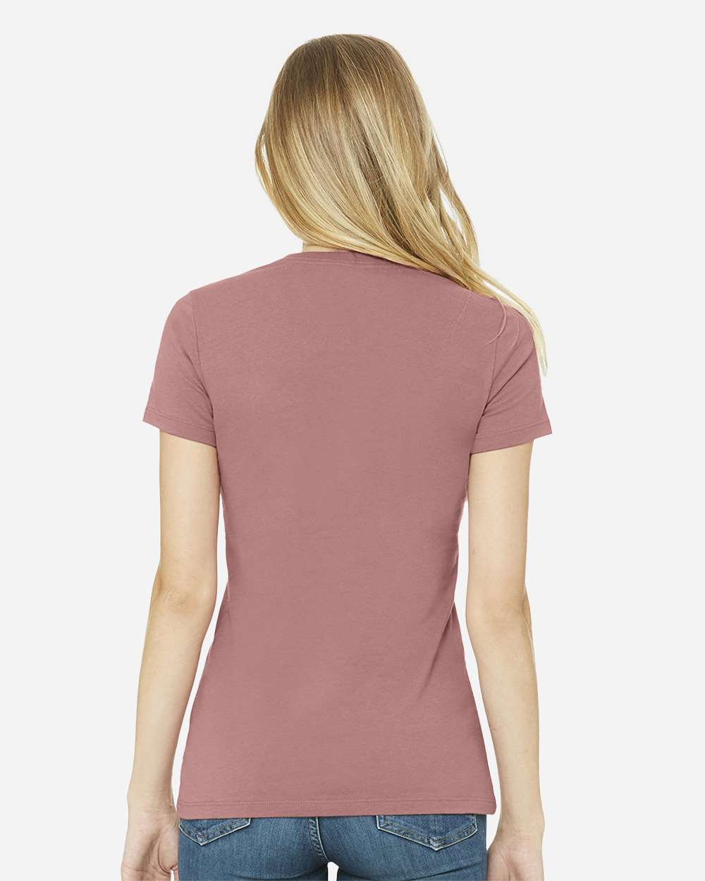 Women's Slim Fit Tee - OnModelBack - B50306283 - Mauve