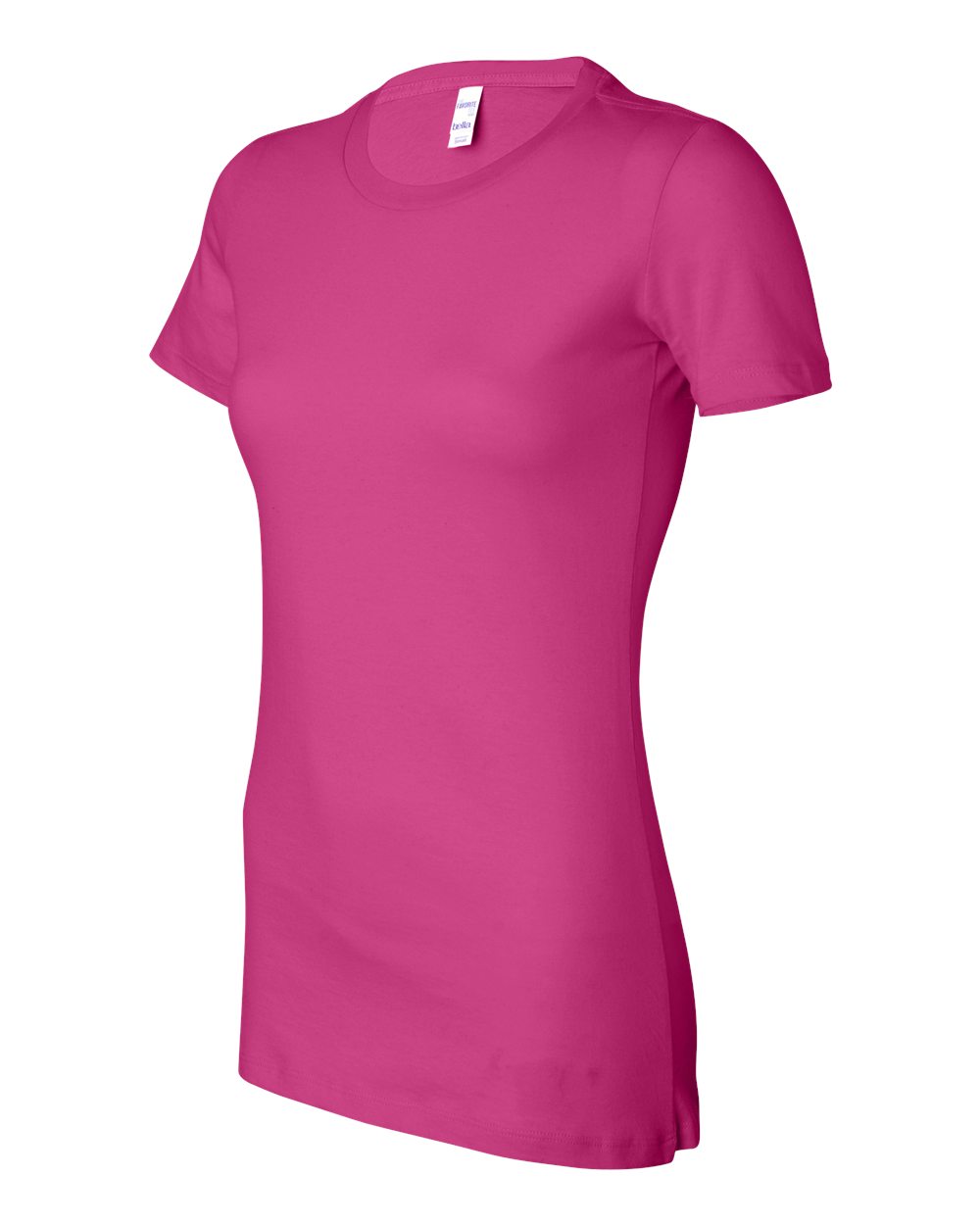 Women's Slim Fit Tee - Side - B50306033 - Berry
