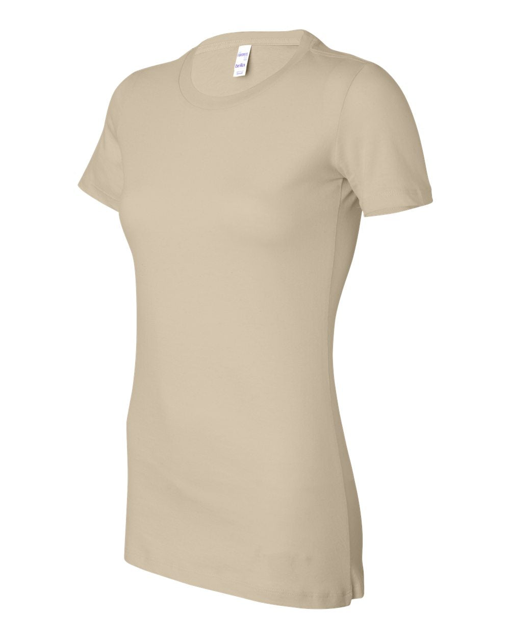 Women's Slim Fit Tee - Side - B50306243 - Soft Cream