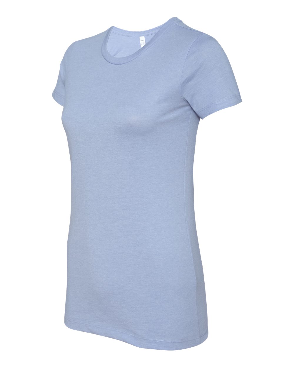 Women's Slim Fit Tee - Side - B50306266 - Heather Blue