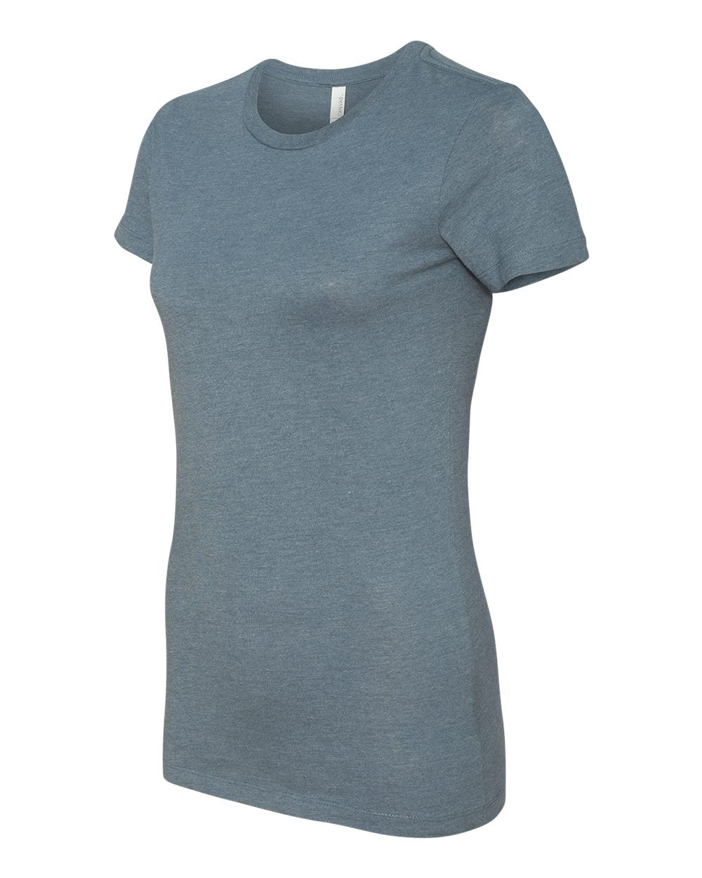 Women's Slim Fit Tee - Side - B50306363 - Heather Slate