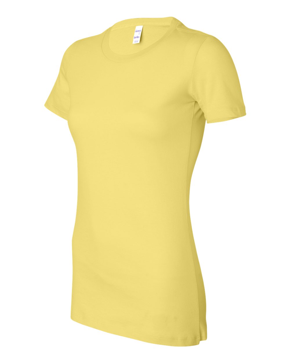 Women's Slim Fit Tee - Side - B50306413 - Yellow