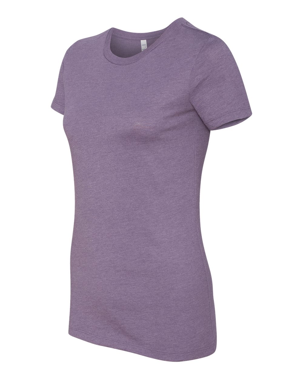 Women's Slim Fit Tee - Side - B50306673 - Heather Purple