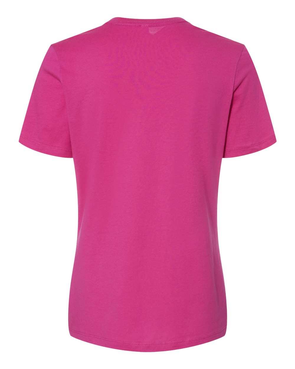Women’s Relaxed Jersey Tee - Back - B86906033 - Berry