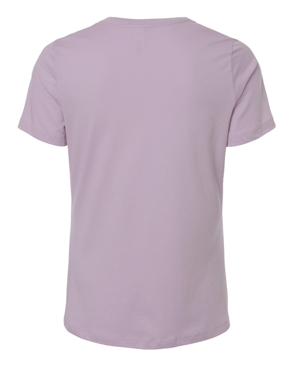 Women’s Relaxed Jersey Tee - Back - B86906163 - Light Violet